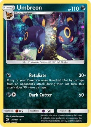 Umbreon - 120/214 (Cosmos Holo) [Blister Exclusives] Holofoil