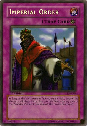 Imperial Order (Secret Rare) [PSV-104] Pharaoh's Servant Unlimited