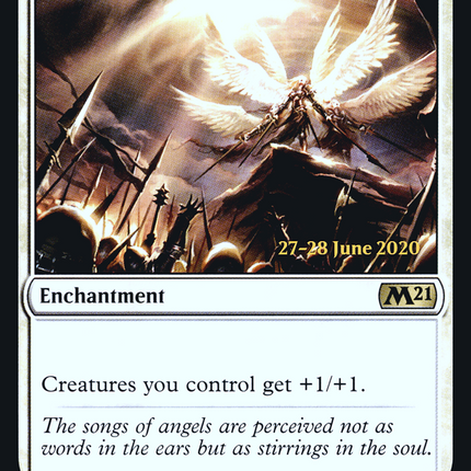 Glorious Anthem [Core Set 2021 Promos] Prerelease Foil