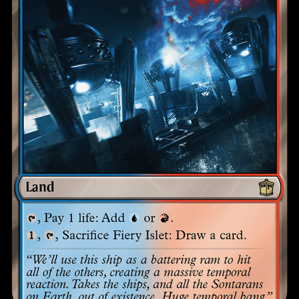 Fiery Islet [Doctor Who] Surge Foil