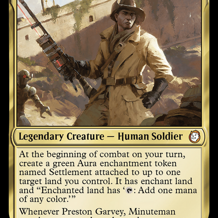 Preston Garvey, Minuteman [Fallout] Foil