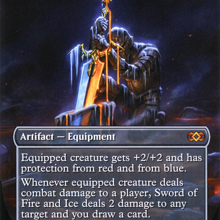 Sword of Fire and Ice (Borderless) [Double Masters]
