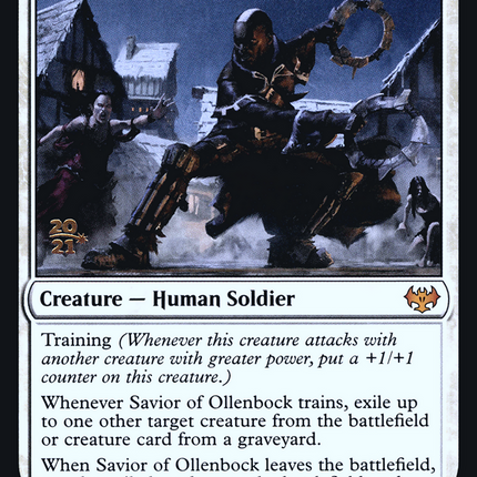 Savior of Ollenbock [Innistrad: Crimson Vow Promos] Prerelease Foil