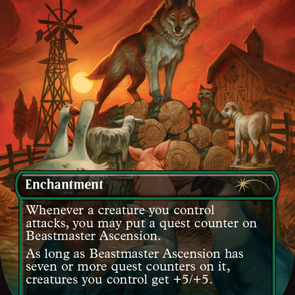 Beastmaster Ascension (Borderless) [Secret Lair Drop] Foil
