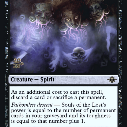 Souls of the Lost [The Lost Caverns of Ixalan Promos] Prerelease Foil