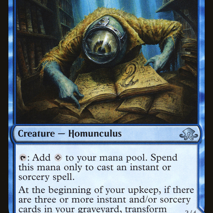 Curious Homunculus // Voracious Reader (mooneldrazidfc) [Eldritch Moon]