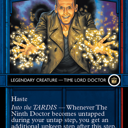 The Ninth Doctor (Showcase) (Borderless) [Doctor Who] Surge Foil