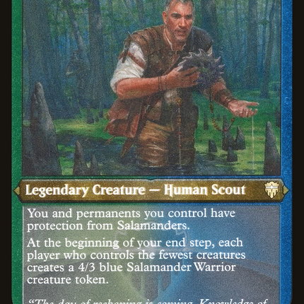 Gor Muldrak, Amphinologist [Commander Legends] Etched Foil