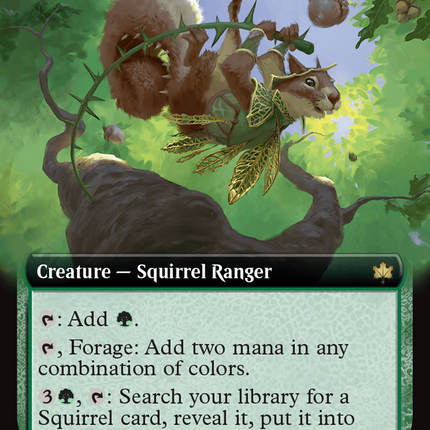 Thornvault Forager (Extended Art) [Bloomburrow] Foil