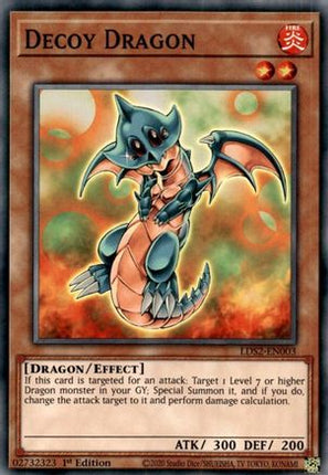 Decoy Dragon (Common / Short Print) [LDS2-EN003] 1st Edition