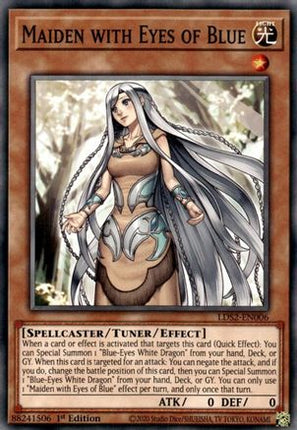 Maiden with Eyes of Blue (Common / Short Print) [LDS2-EN006] 1st Edition