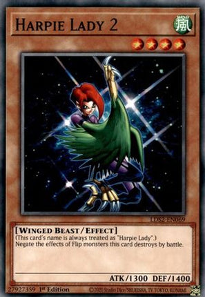 Harpie Lady 2 (Common / Short Print) [LDS2-EN069] 1st Edition
