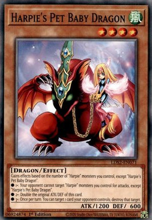 Harpie's Pet Baby Dragon (Common / Short Print) [LDS2-EN071] 1st Edition