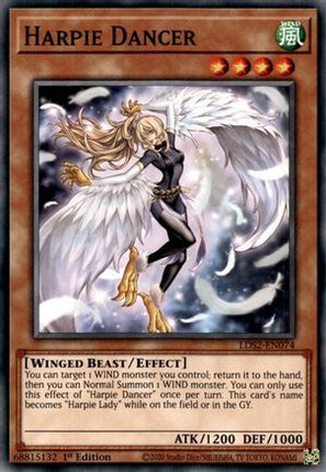 Harpie Dancer (Common / Short Print) [LDS2-EN074] 1st Edition