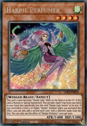Harpie Perfumer (Secret Rare) [LDS2-EN076] 1st Edition