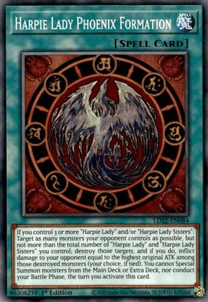 Harpie Lady Phoenix Formation (Common / Short Print) [LDS2-EN084] 1st Edition