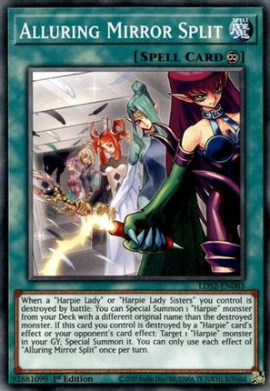 Alluring Mirror Split (Common / Short Print) [LDS2-EN085] 1st Edition