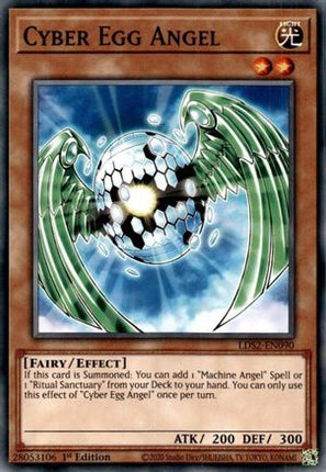 Cyber Egg Angel (Common / Short Print) [LDS2-EN090] 1st Edition