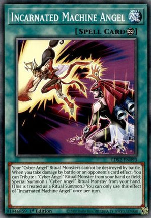 Incarnated Machine Angel (Common / Short Print) [LDS2-EN093] 1st Edition