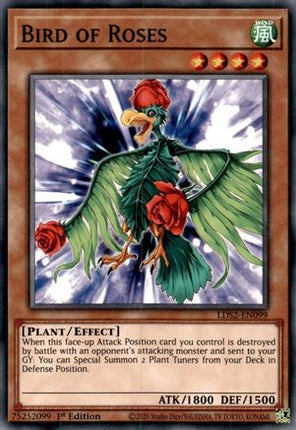 Bird of Roses (Common / Short Print) [LDS2-EN099] 1st Edition
