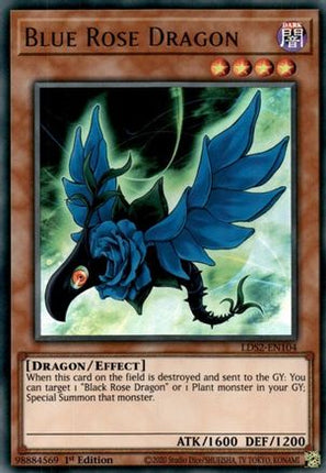 Blue Rose Dragon (Ultra Rare) [LDS2-EN104] 1st Edition