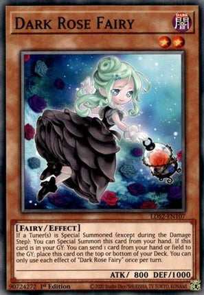 Dark Rose Fairy (Common / Short Print) [LDS2-EN107] 1st Edition