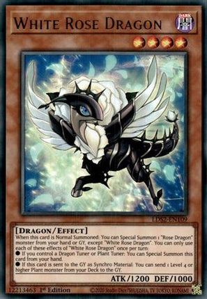 White Rose Dragon (Ultra Rare) [LDS2-EN109] 1st Edition