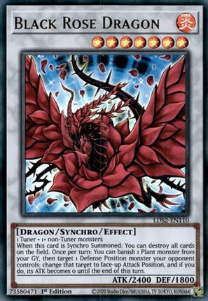 Black Rose Dragon (Ultra Rare) [LDS2-EN110] 1st Edition