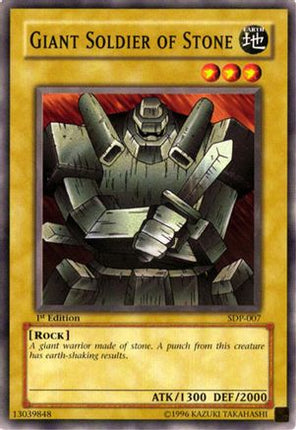 Giant Soldier of Stone (Common / Short Print) [SDP-007] Starter Deck: Pegasus 1st Edition