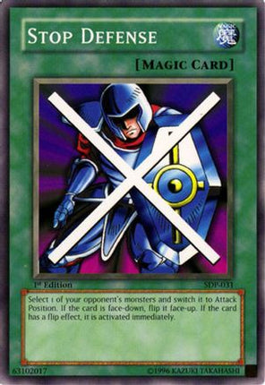 Stop Defense (Common / Short Print) [SDP-031] Starter Deck: Pegasus 1st Edition