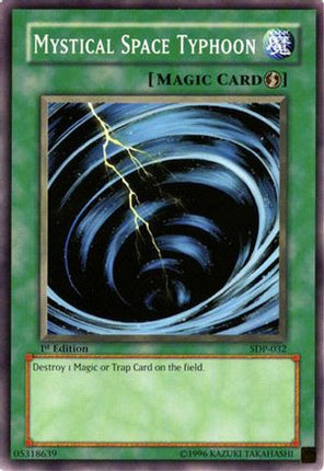 Mystical Space Typhoon (Common / Short Print) [SDP-032] Starter Deck: Pegasus 1st Edition