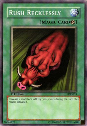 Rush Recklessly (Common / Short Print) [SDP-033] Starter Deck: Pegasus 1st Edition