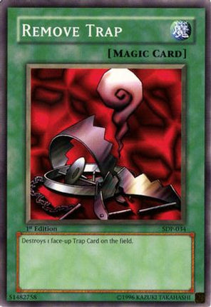 Remove Trap (Common / Short Print) [SDP-034] Starter Deck: Pegasus Unlimited