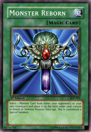Monster Reborn (Common / Short Print) [SDP-035] Starter Deck: Pegasus 1st Edition