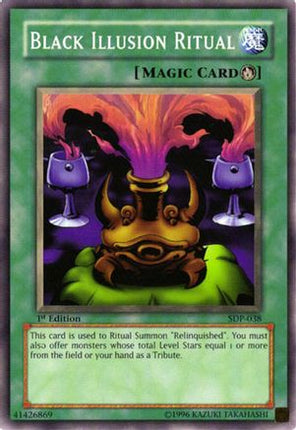Black Illusion Ritual (Common / Short Print) [SDP-038] Starter Deck: Pegasus Unlimited
