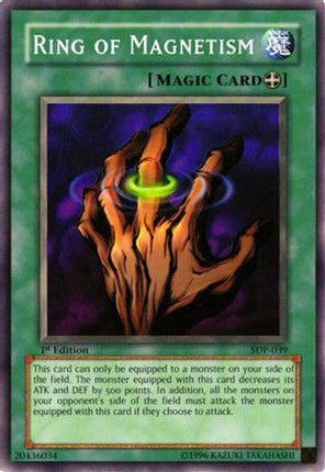 Ring of Magnetism (Common / Short Print) [SDP-039] Starter Deck: Pegasus Unlimited