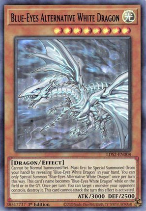 Blue-Eyes Alternative White Dragon (Blue) (Ultra Rare) [LDS2-EN008] 1st Edition