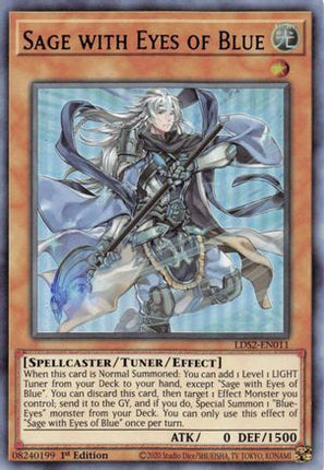Sage with Eyes of Blue (Purple) (Ultra Rare) [LDS2-EN011] 1st Edition