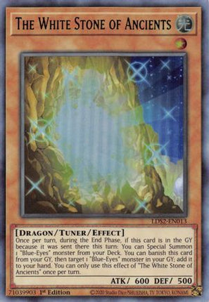 The White Stone of Ancients (Green) [LDS2-EN013] Ultra Rare