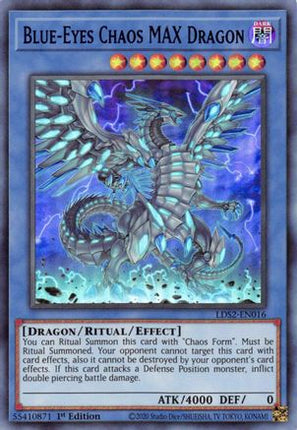Blue-Eyes Chaos MAX Dragon (Blue) (Ultra Rare) [LDS2-EN016] 1st Edition
