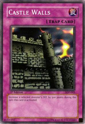 Castle Walls (Common / Short Print) [SDP-043] Starter Deck: Pegasus 1st Edition