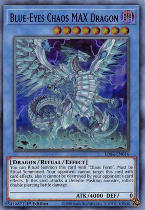 Blue-Eyes Chaos MAX Dragon (Purple) (Ultra Rare) [LDS2-EN016] 1st Edition