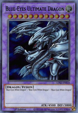Blue-Eyes Ultimate Dragon (Green) (Ultra Rare) [LDS2-EN018] 1st Edition