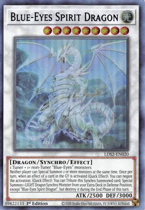 Blue-Eyes Spirit Dragon (Purple) (Ultra Rare) [LDS2-EN020] 1st Edition