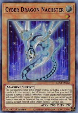Cyber Dragon Nachster (Purple) (Ultra Rare) [LDS2-EN032] 1st Edition