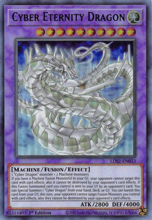 Cyber Eternity Dragon (Green) (Ultra Rare) [LDS2-EN033] 1st Edition