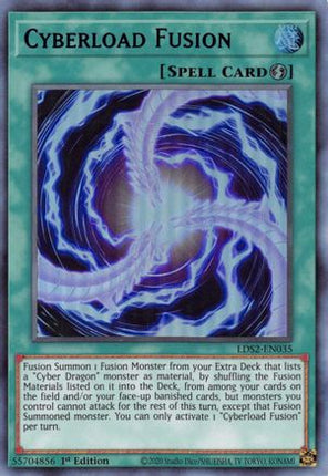 Cyberload Fusion (Blue) (Ultra Rare) [LDS2-EN035] 1st Edition