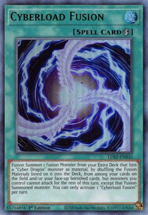 Cyberload Fusion (Green) (Ultra Rare) [LDS2-EN035] 1st Edition