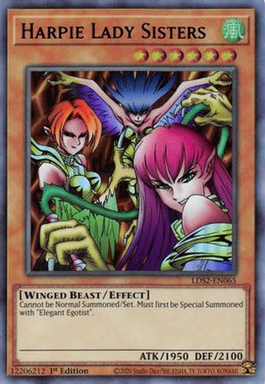 Harpie Lady Sisters (Blue) (Ultra Rare) [LDS2-EN065] 1st Edition