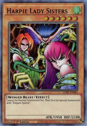 Harpie Lady Sisters (Purple) (Ultra Rare) [LDS2-EN065] 1st Edition